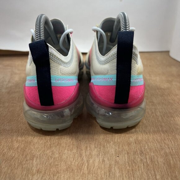 Nike Air Vapormax 2019 Women Size 8.5 Running Shoes Grey Pink AR6632-007 - Picture 4 of 9